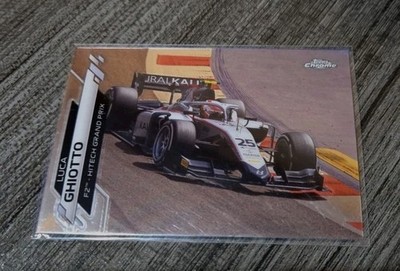 2020 Topps Chrome Formula 1 LUCA GHIOTTO Base Chrome #80 F2 Hitech Grand Prix