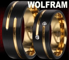 2 WOLFRAM RINGE Hochzeitringe Trauringe Eheringe Partnerringe Verlobungsringe