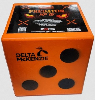 Delta McKenzie Predator HP 16 Archery Target, Up to 450FPS, 16'' x 16'' x 16''