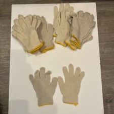 Cotton Gloves Large 13 Pairs 