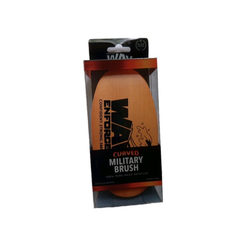 WAV Enforcer Curved Military Brush- Inked Series- New! Great Price!