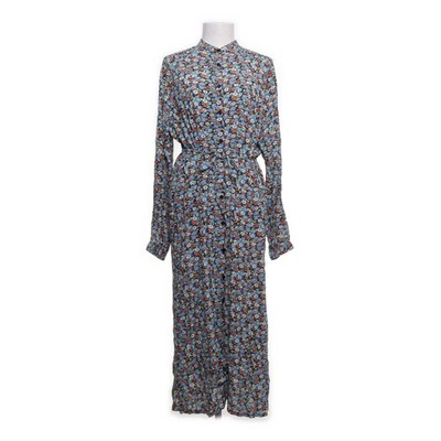 MbyM, Maxikleid, Größe: S, Blau/Mehrfarbig, Viskose, Blumen, Damen #DOk