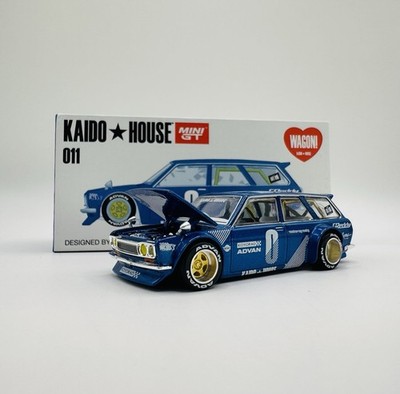 Kaido House x Mini GT Blue Datsun 510 Wagon #011 | eBay