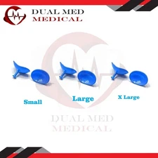 Corneal Eye Shield with Electro Coated | S & L & XL | Laser Eye Protector 6 Pcs