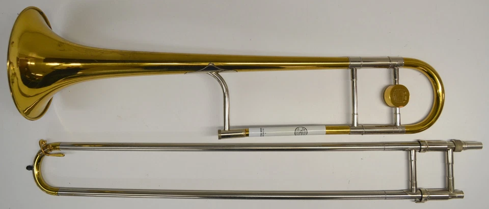 TROMBÓN TENOR KING LIBERTY 2B DE HN BLANCO CON ACABADO ORIGINAL, BOQUILLA M31 Foto 2 de 4