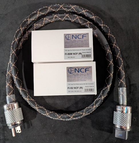 Audio Sensibility Statement 1.5m AC power cable - Furutech FI-50/52 NCF(R) - 20a