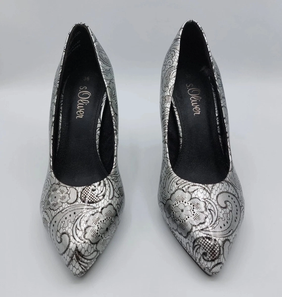 s.Oliver 5-28302-42 Damessandalen met hak, taupe, 36 EU