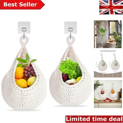 Atmungsaktive Wandkörbe für Obst & Gemüse - Stilvoller Home Organizer