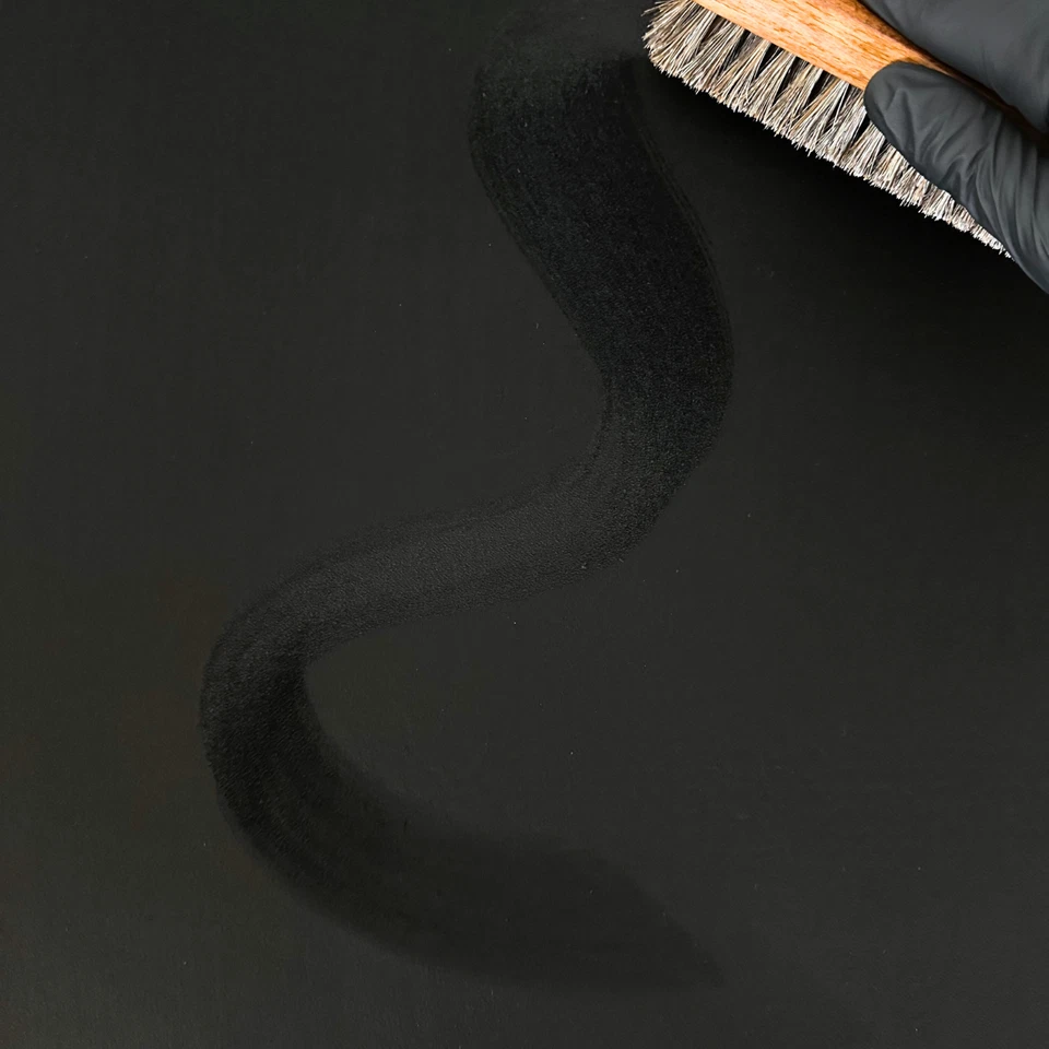 Auto Dachhimmel Stoff Mikrofaserstoff Meterware Polsterstoff Schwarz mit Schaum - Bild 3 von 4