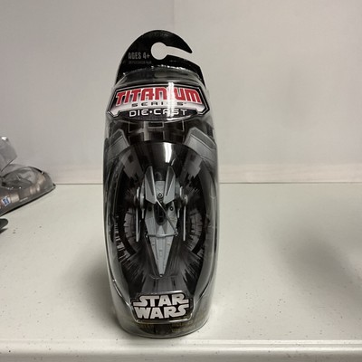 Hasbro Star Wars Titanium Imperial V-Wing Starfighter Die Cast Micro Machines