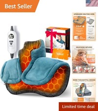 Graphene-Infused Heating Pad 3X Deeper Pain Relief, Weighted Instant Heating ...
