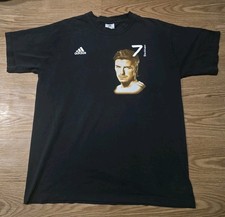 Vintage 2006 David Beckham #7 England adidas Graphic T Shirt Size XL