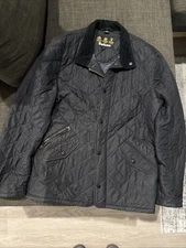Men’s black Barbour Quilted jacket
