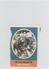 1972 Sunoco NFL Action Player Stamps Larry Csonka HOF y8n
