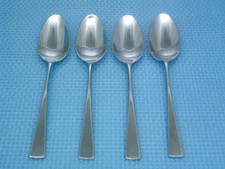 Mikasa LUCIA Set of 4 Teaspoons 6 3/8" Stainless 18/10 Flatware