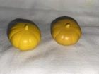 Playmobil 2 yellow pumpkins peasant carts vintage farm vegetable garden