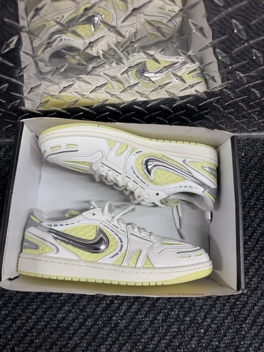 Brand New Nike Air Jordan 1 Low Sail Luminous Green HQ2186-130