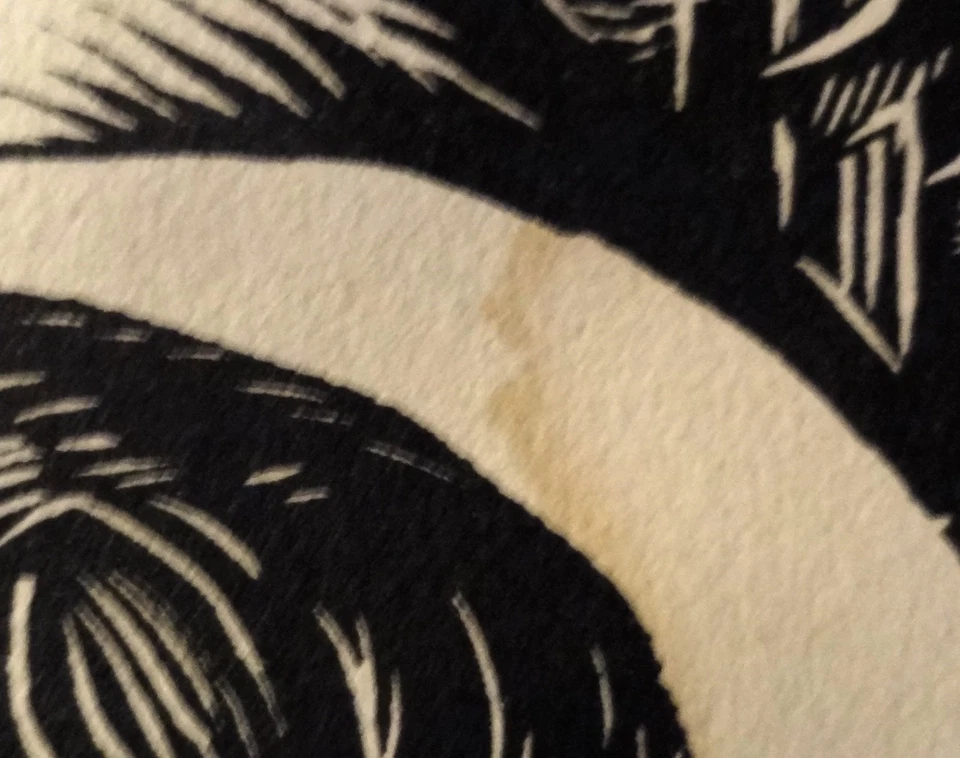 Adolf Weber-Scheld: Rehe - Original Holzschnitt - Bild 3 von 4