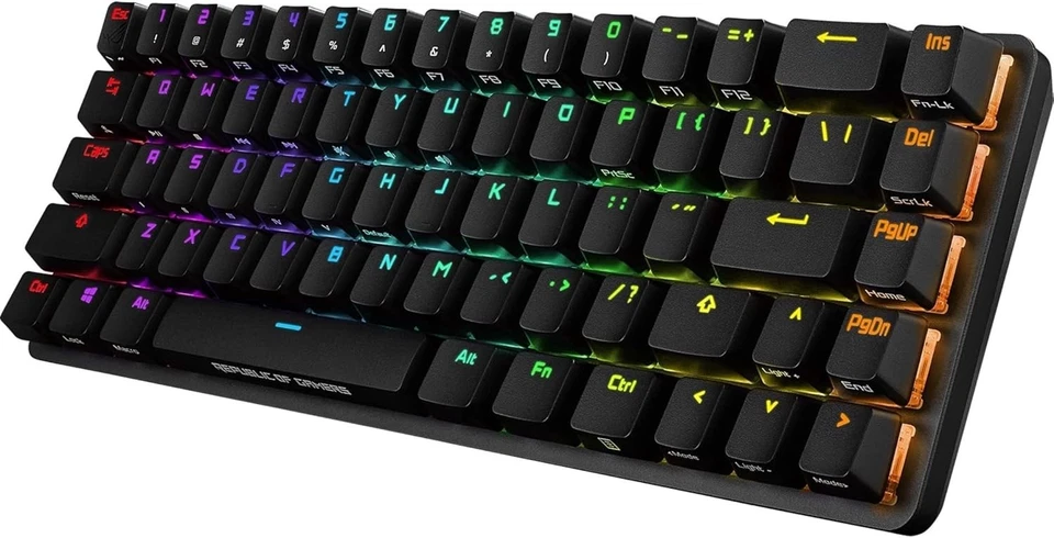 ASUS ROG Falchion NX 65% Wireless RGB Gaming Mechanical Keyboard | ROG NX Brown - Image 2 of 4