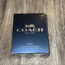 Coach New York Blue For Men 1.4/1.3 oz./40 ml Edt Spray For Men - NEW SEALED