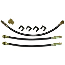 65 GM Chevrolet Car Impala Front Rear Drum Brake Rubber Flex Hose Line Set Kit