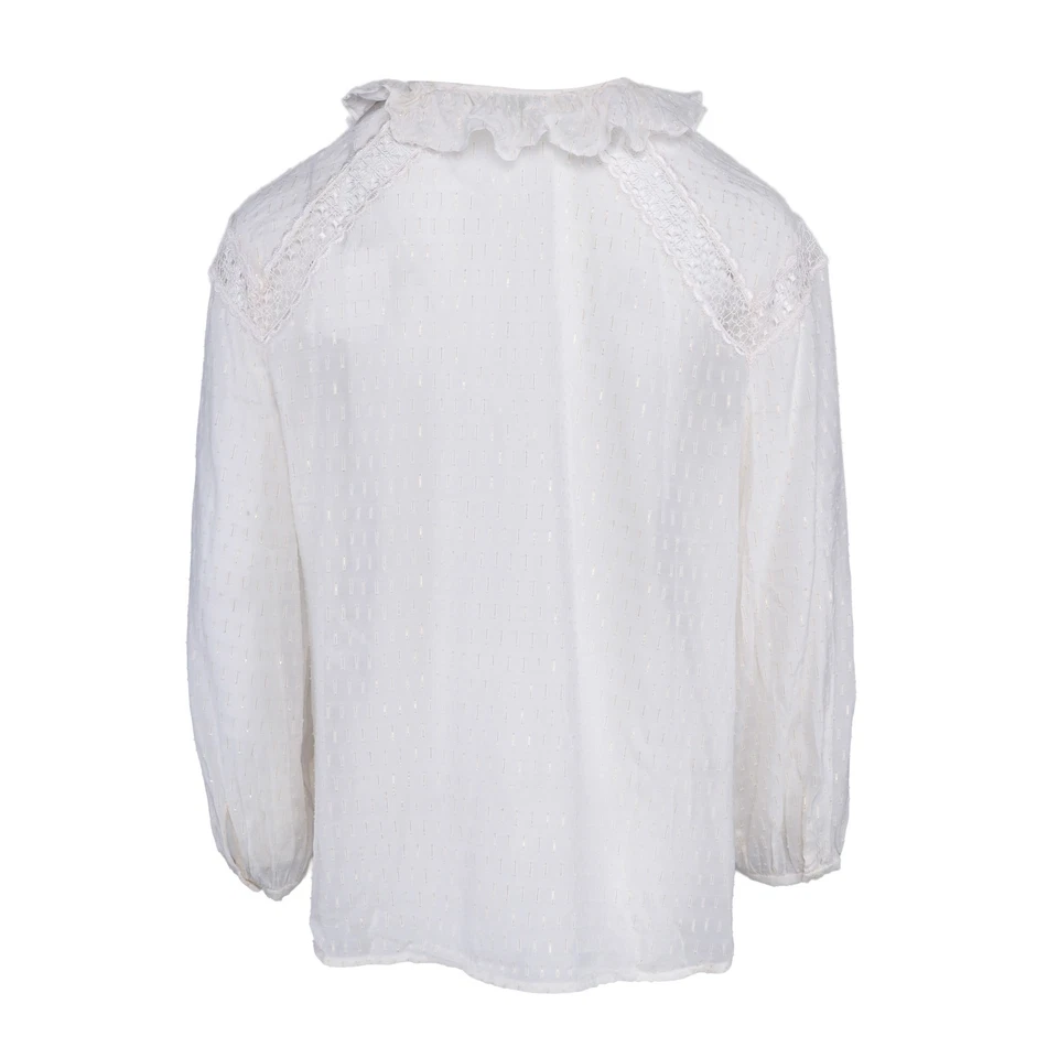 Sandro Paris Women's Blouse Size 3 / L Silk Blend E11780E - Image 4 of 4