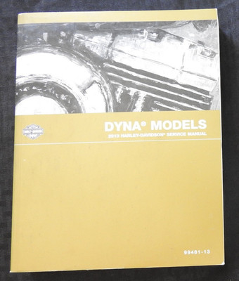 2013 Harley-Davidson DYNA Street Fat Bob Super Wide Glide Motorrad SV Handbuch
