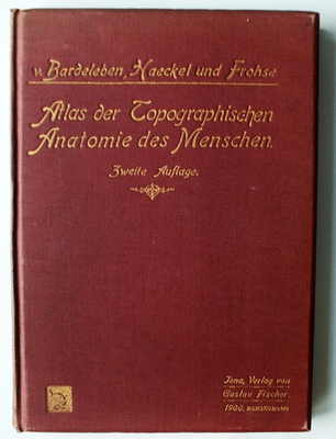 #ad #ad Atlas der topographischen Anatomie des Menschen 1901 2nd Rev Advanced Ed 245 $99.00