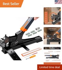Heavy Duty Leather Hole Punch Plier Set with 6 Adjustable Sizes for DIY Projects