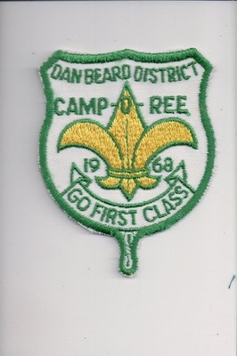 1968 Dan Beard District Camp-O-Ree Go First Class patch