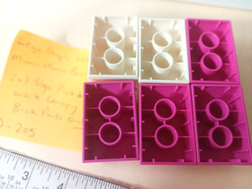 Lego Duplo 10844 Minnie Mouse Bow-tique 2x3 Slope Canopy White Pink Parts Only