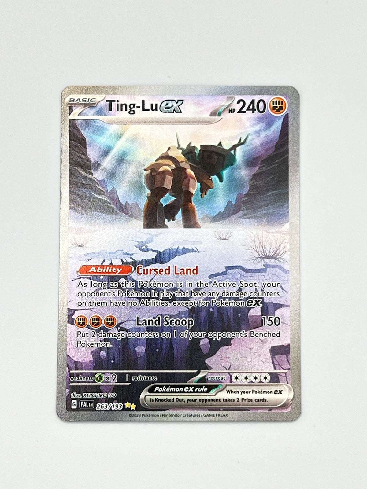 Ting-Lu ex 263/193 Sv02: Paldea Evolved Special Illustration Rare Pokemon TCG