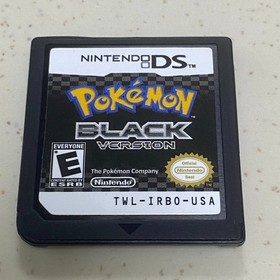 Pok&eacute;mon Black Version DS Game Card for DS 2DS 3DS NDS DSI NDSI XL Lite Tested