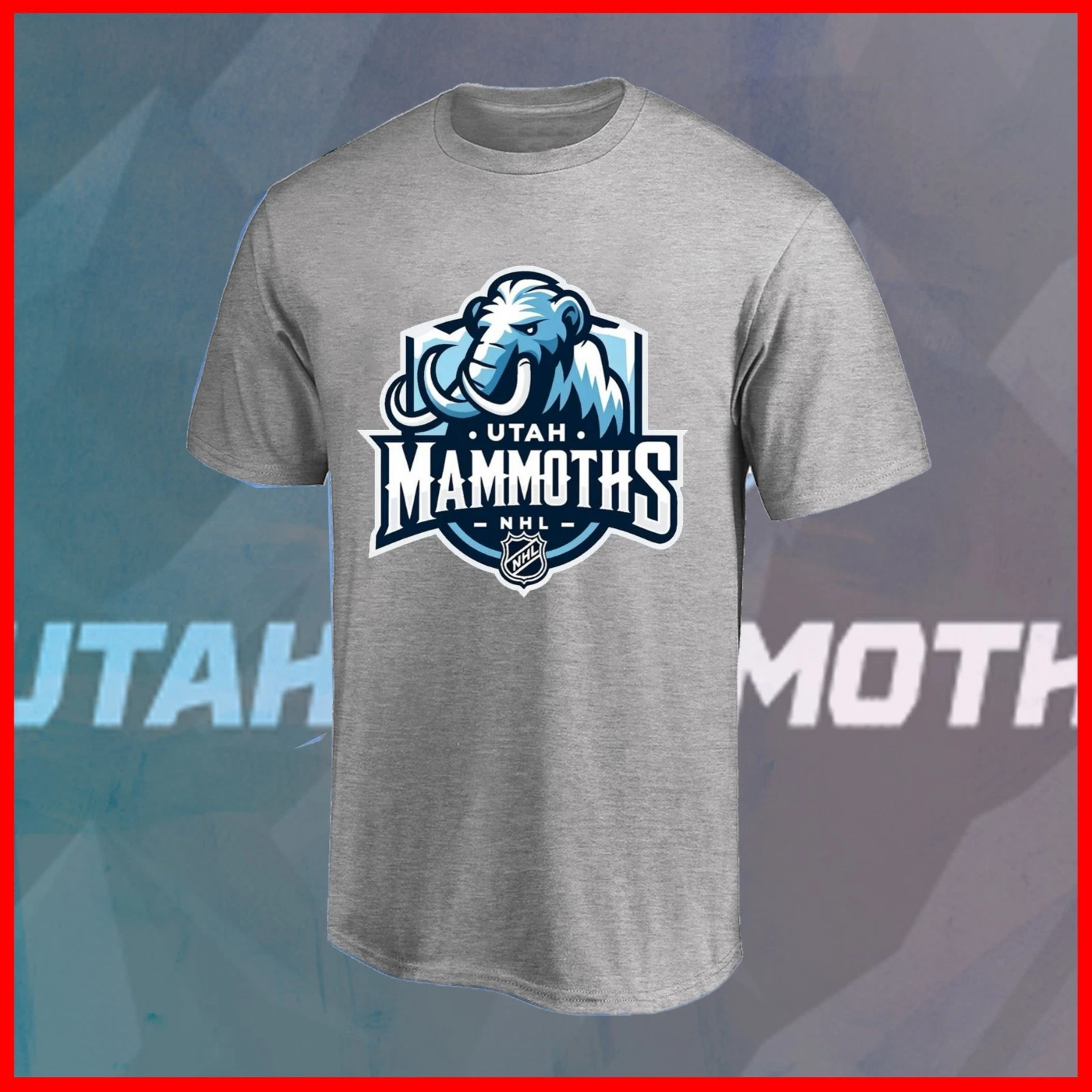 Utah Mammoth Hockey Team 2025 Logo All Size S-5XL