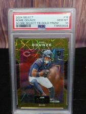 2024 Panini Select - Score Select Throwback Rome Odunze #18 (RC) POP 1 PSA 10