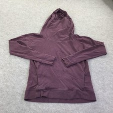 Lululemon Hoodie Womens Small Purple Pullover Raglan Sleeve Logo Hem Sweatshirt
