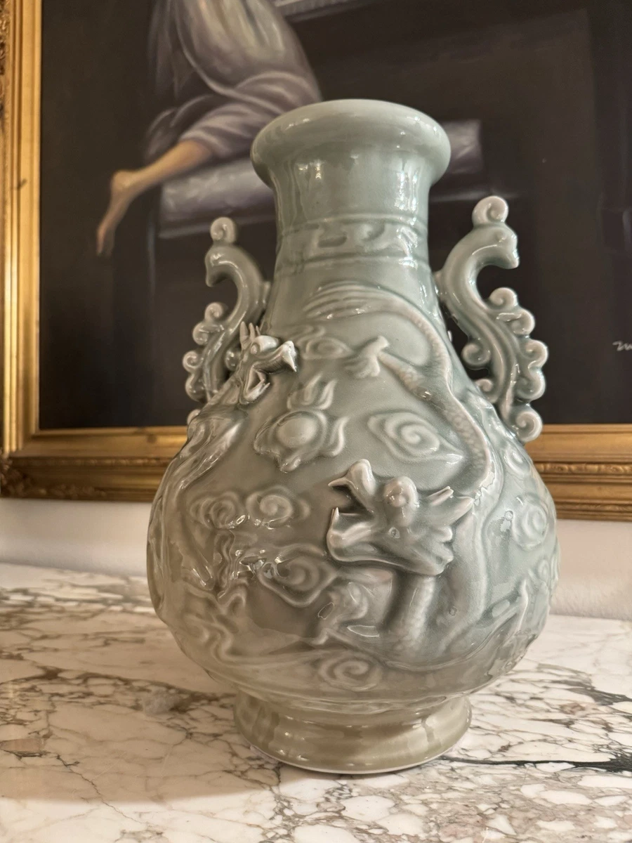大花瓶中国古董花瓶| eBay
