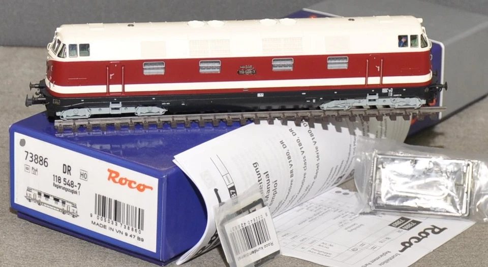 Roco 73886 Diesellok BR 118 548-7 DR  Regierungszuglok mit DSS Plux22 Top OVP H0