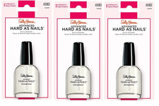3 Pack Sally Hansen Advanced Hard As Nails Strengthener Nude Nail Treatment