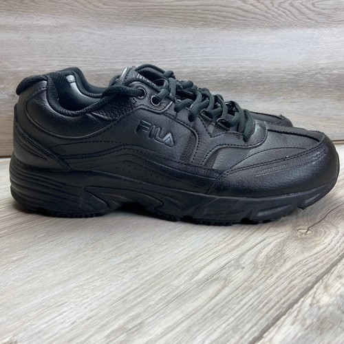 FILA Shoes Mens 10 Black Grip Non Slip 