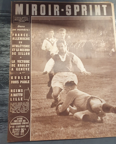 009 JOSEPH HARTMANN LILLE LOSC FOOTBALL CARTE MIROIR SPRINT 1960's RARE