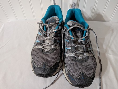Asics Womens Shoes Gel Enduro 6 Running Sneakers Gray Blue Size 8.5 - Picture 3 of 13