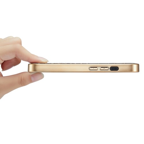 Per iPhone 15/15 Plus/15 Pro Max custodia posteriore telefono motivo coccodrillo in pelle - Foto 35 di 48