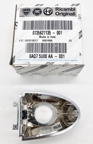 Fiat 500X Drivers Side Door Handle Outer Cap Satin Silver 735627135 Genuine - Picture 5 of 6