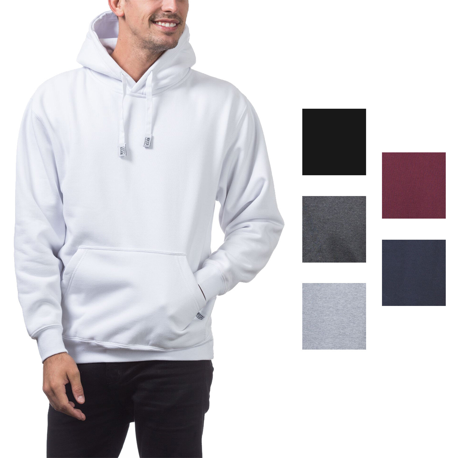 Pro Club Men's Heavyweight Pullover Hoodie Sweater eBay