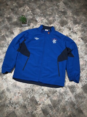Vintage Umbro Rangers Football Sweatshirt Soccer Jacket Track
