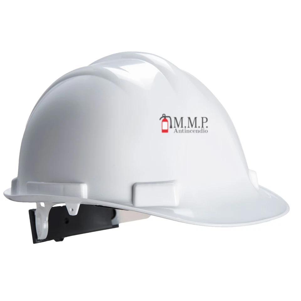 Elmetto Protettivo Caschetto da Lavoro Cantiere Antinfortunistico Bianco A Norma