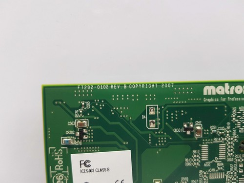 MATROX F7292-0102 VIDEO GRAPHICS CARD M9120 PCEIx16 REV.B - Picture 6 of 15