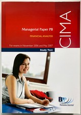 CIMA Study Text | Financial Analysis | P8 | Textbook Exams Revision Exam Success