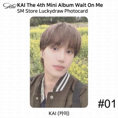 Kai The 4th Mini Album Wait On Me Luckydraw Photocard Applemusic
